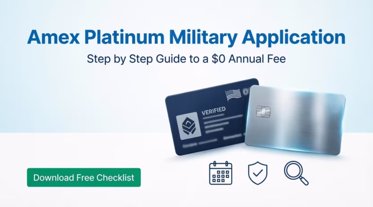How to Apply for the Amex Platinum With the Military Fee Waiver: A Complete 2026 Guide