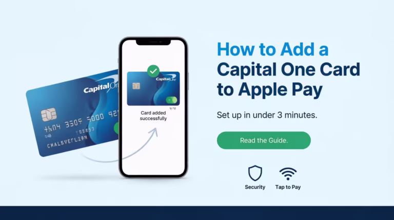 Capital One credit card being added to Apple Pay on an iPhone in three minutes