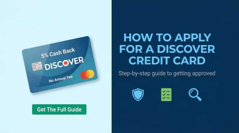 Step-by-step guide to applying for a Discover credit card and getting approved