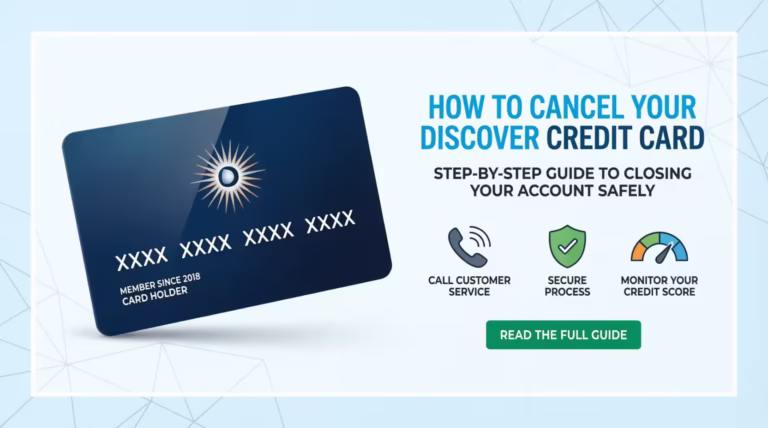 Step-by-step guide on how to cancel a Discover credit card safely