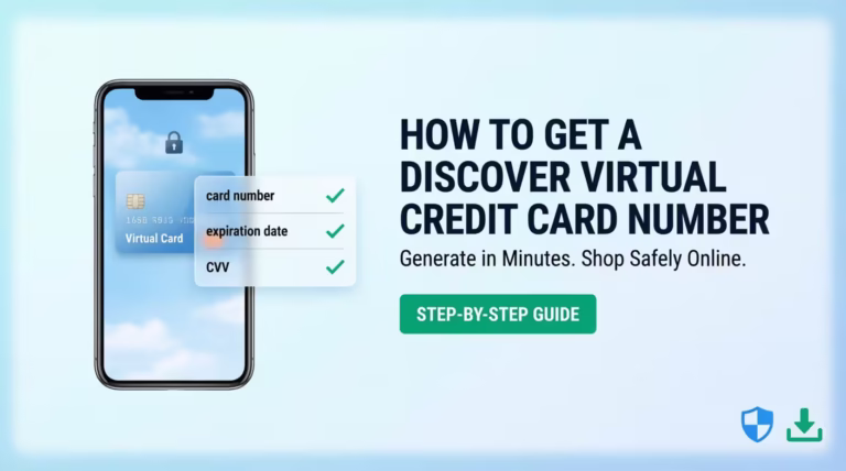 Step-by-step guide to generating a Discover virtual credit card number on mobile