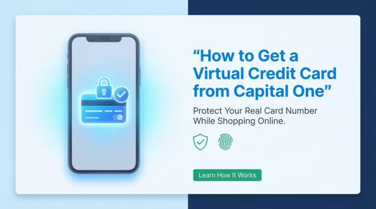 Step by step guide to getting a Capital One virtual credit card for safer online shopping