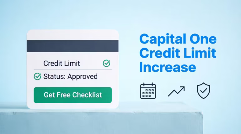 Credit card statement with approved status icon illustrating how to increase capital one credit card limit