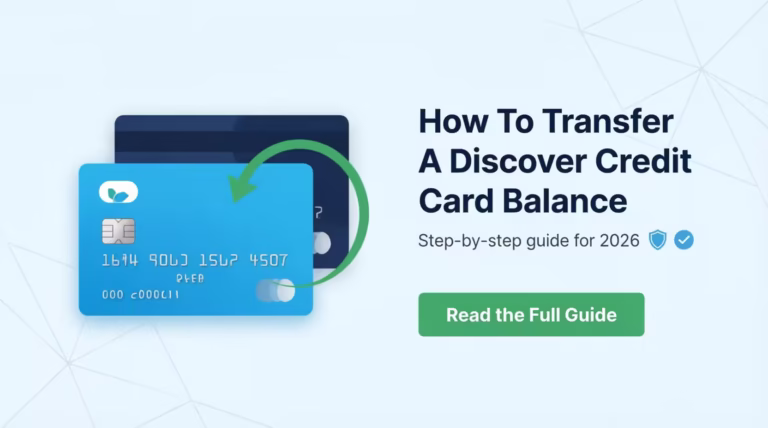 A step-by-step visual guide to transferring a Discover credit card balance to another card