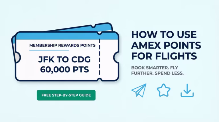 Step-by-step guide to using Amex Membership Rewards points for flights